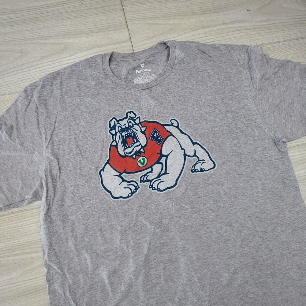 Georgia Bulldogs T Shirt Mens XL Gray Football Athletic Sports‎ Graphic Fanatics